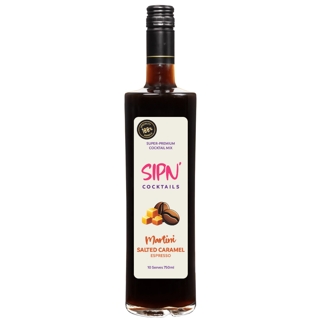 $18 - Salted Caramel Espresso Martini Cocktail Mix- 6 x 750ml
