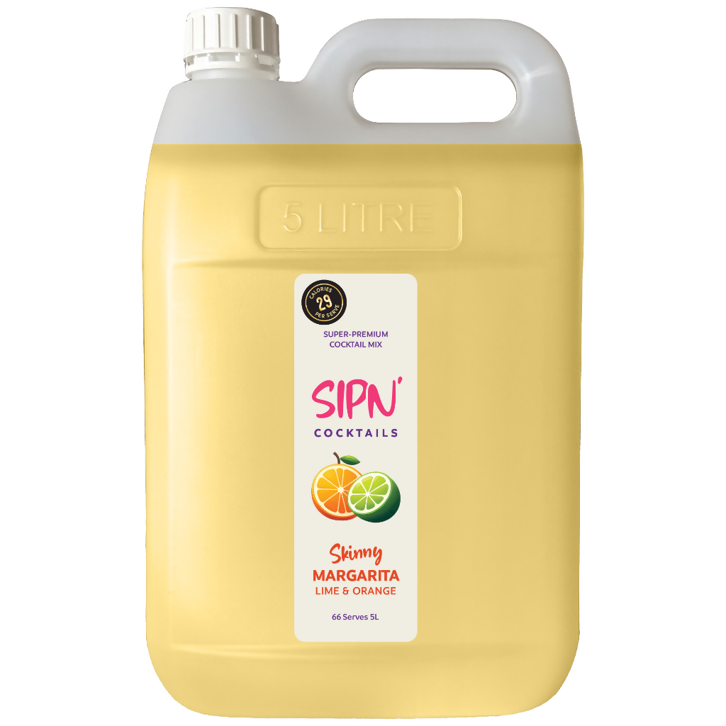 $90 - Lime and Orange Margarita Cocktail Mix - 5L HDPE Jerrican