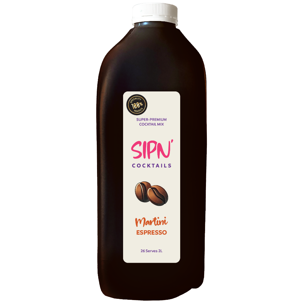 $40 - Espresso Martini Cocktail Mix - 2L HDPE Bottle