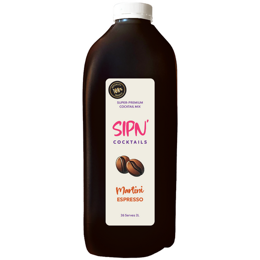 $40 - Espresso Martini Cocktail Mix - 2L HDPE Bottle