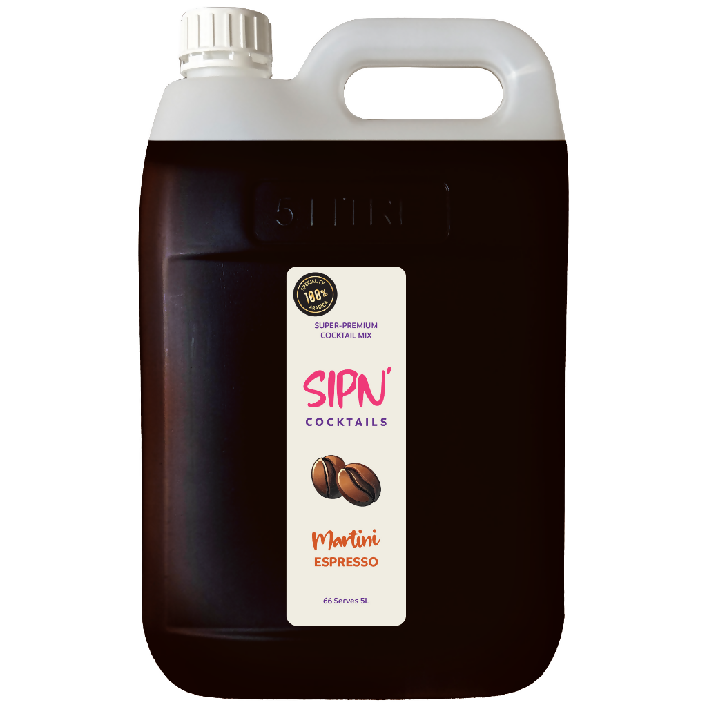 $90 - Espresso Martini Cocktail Mix - 5L HDPE Jerrican