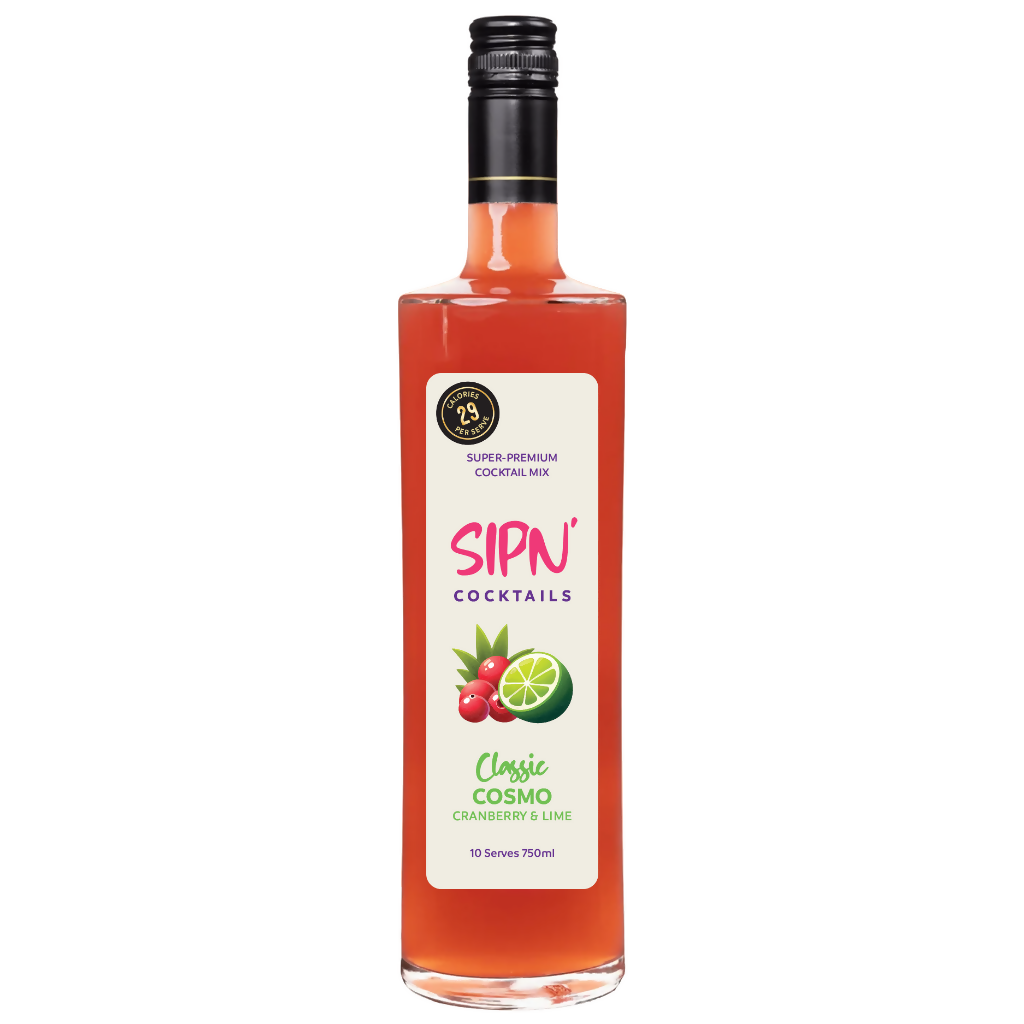 $18 - Cranberry and Lime Cosmopolitan Cocktail Mix - 6 x 750ml