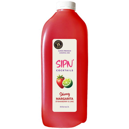 $37 - Strawberry and Lime Margarita Cocktail Mix - 2L HDPE Bottle